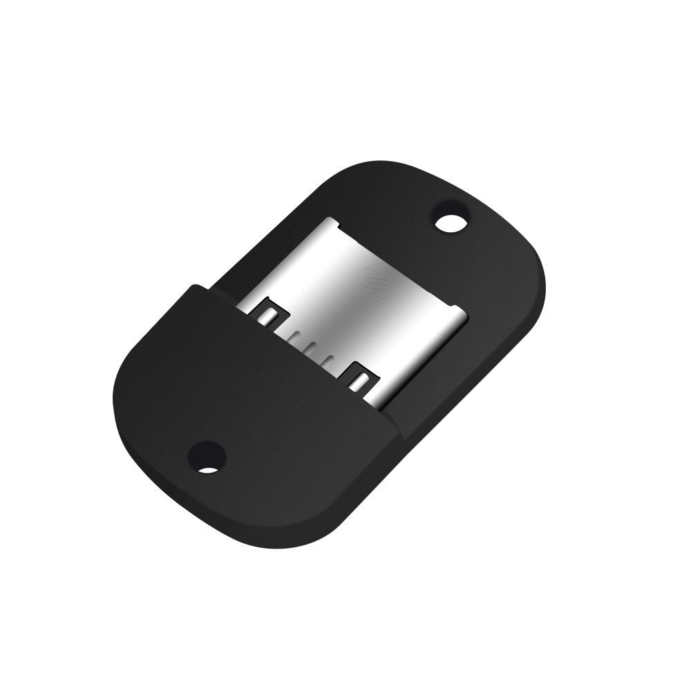 FIXED miniatűr micro USB adapter OTG (On-The-Go) funkcióval, tok, USB 2.0, fekete