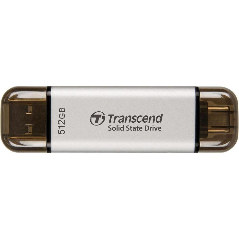 Transcend 512GB USB3.0/USB Type-C ESD310C Silver
