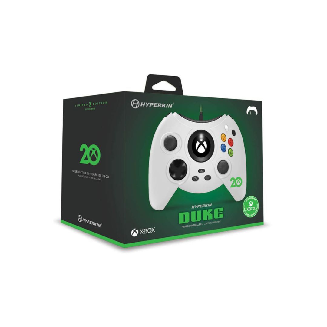 HYPERKIN Duke Wired 20th Anniversary Limited Edition Gamepad White