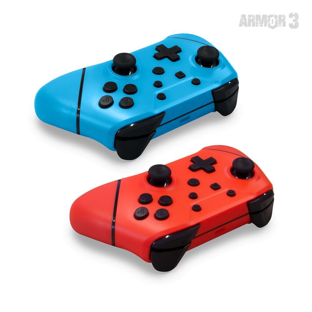 ARMOR3 NuChamp Nintendo Switch Gamepad Red/Blue (2-pack)