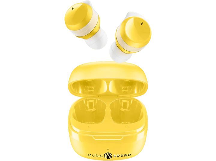 MUSICSOUND TWS wireless Headset Yellow