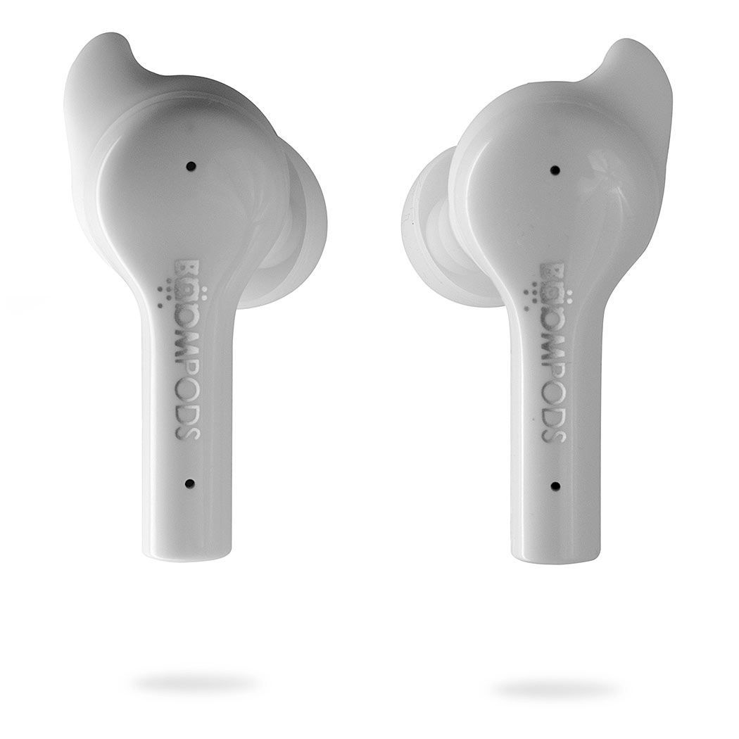 Boompods Bassline GO Bluetooth Headset White gloss