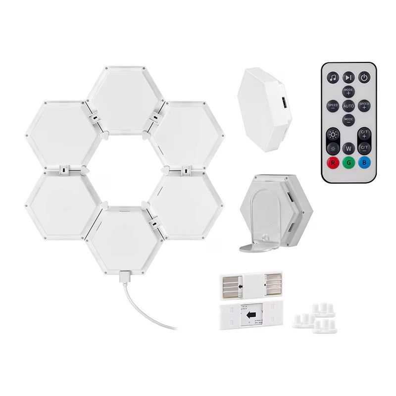 Tracer Ambience Smart Hexagon RGB Lamp White