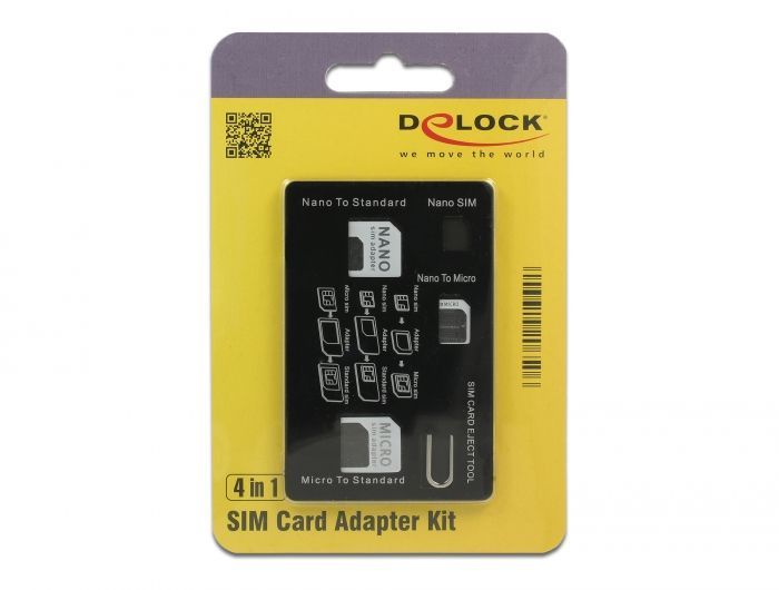 DeLock 4 in 1 SIM Card Adapter Kit