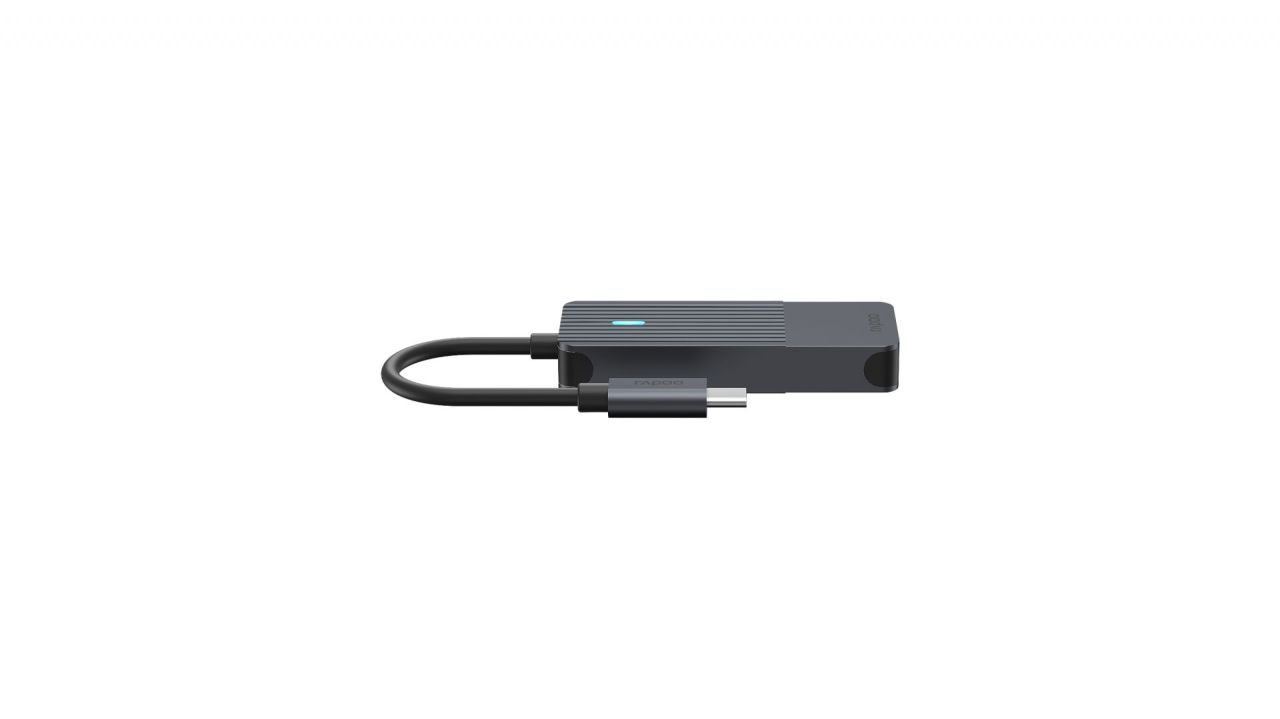 Rapoo UCH-4002 USB-C to USB-C Hub Grey