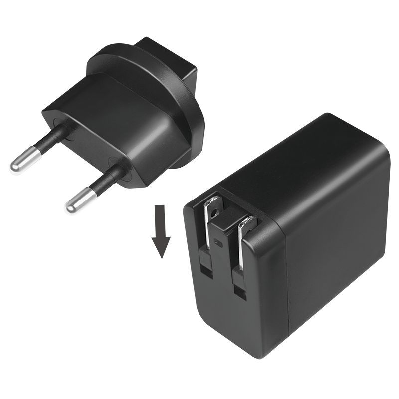 Logilink USB fast charging travel adapter set 3x adapters 10.5W Black