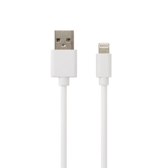 Avax CB104W PURE USB-A - Lightning 1m Cable White