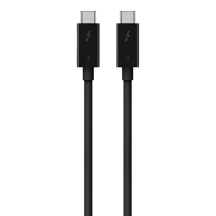 Belkin Thunderbolt 3 Cable USB-C to USB-C 0,8m Black