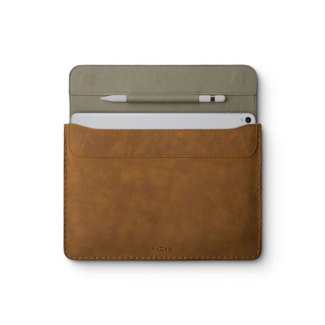 FIXED Bőrtok Oxford for Apple iPad Pro 10.5", Pro 11"(2018/2020), Air (2019/2020), 10.2"(2019/2020) Brown