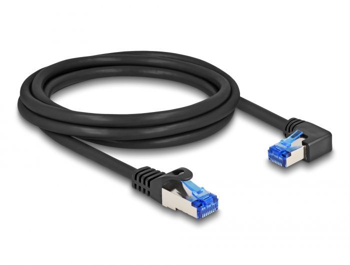 DeLock CAT6A S-FTP Patch Cable 2m Black
