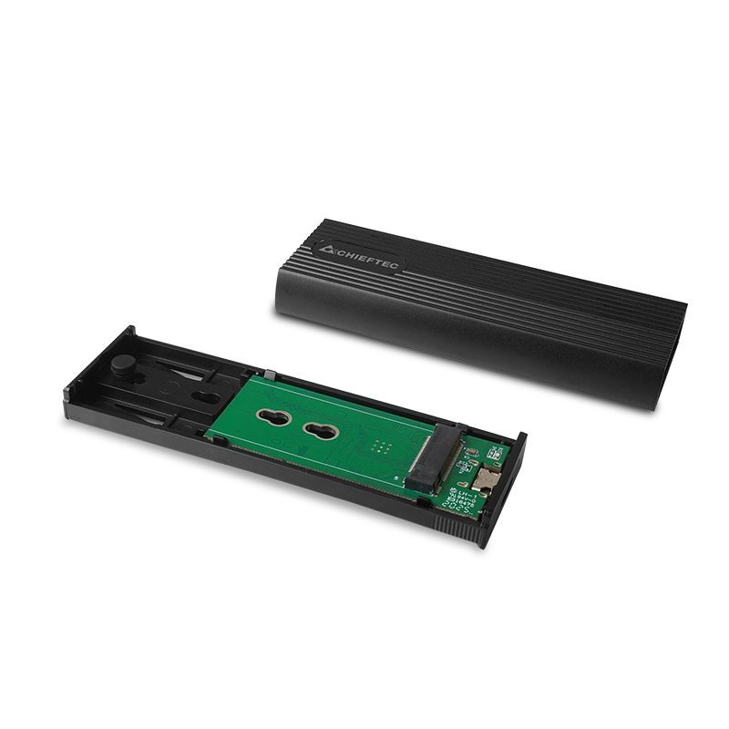 Chieftec CEB-M2C-TL USB3.2 M.2 SSD External Enclosure Black