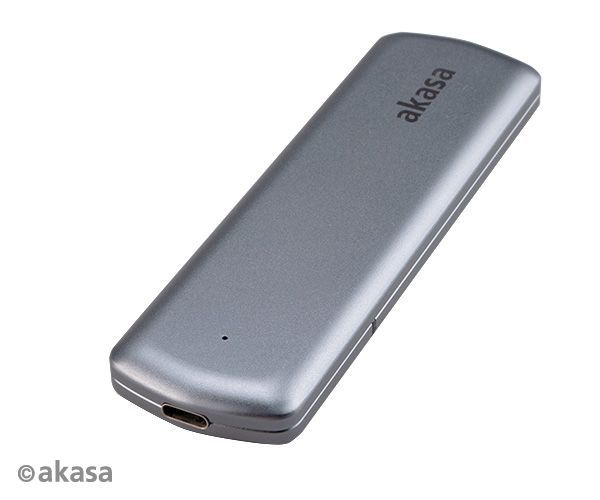 Akasa AK-ENU3M2-05 Portable M.2 SATA / NVMe SSD to USB 3.2 Aluminium Enclosure