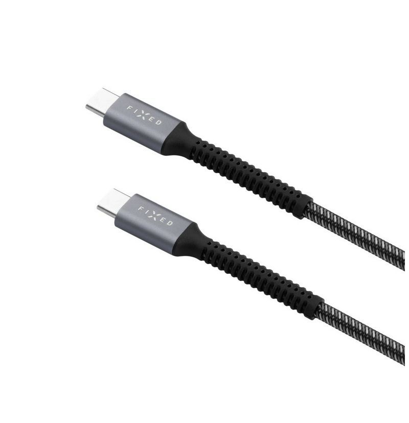 FIXED Armor Cable USB-C/USB-C 240W 2m Gray
