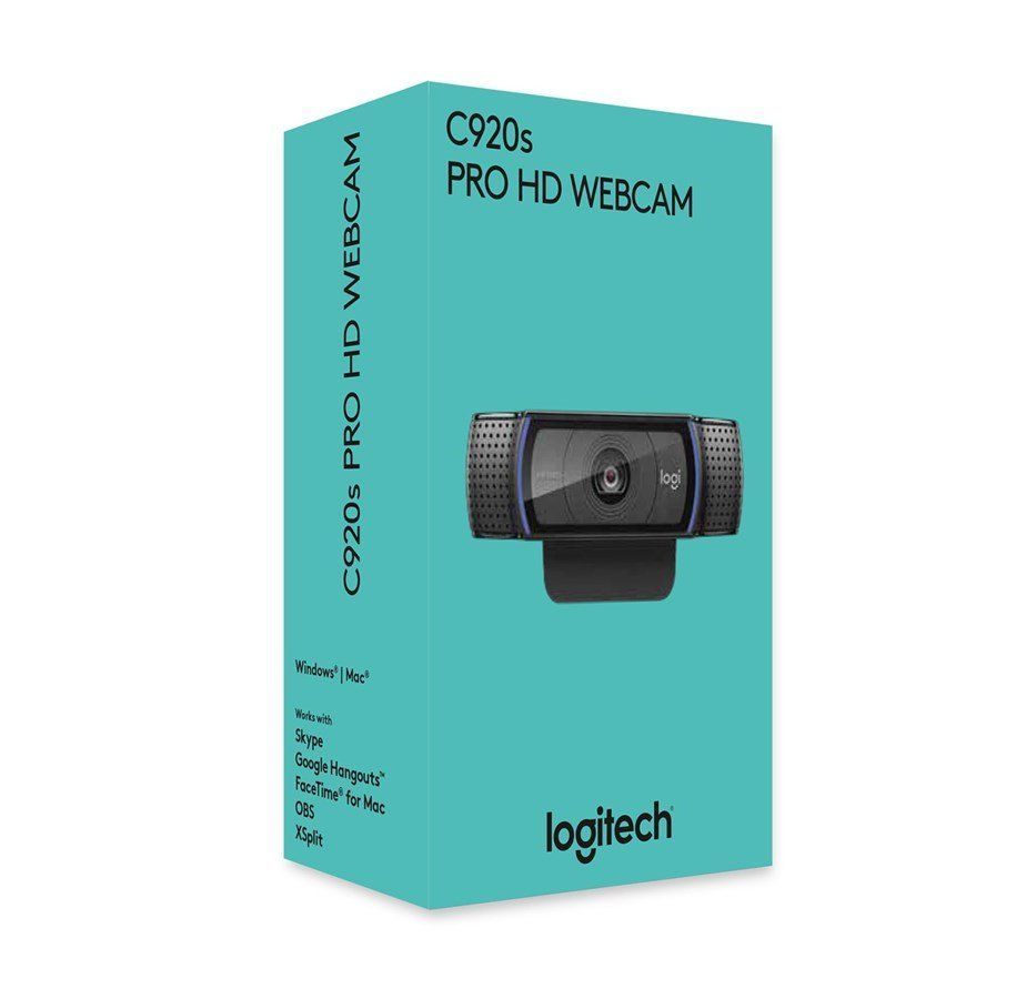 Logitech C920S Pro Webkamera Black