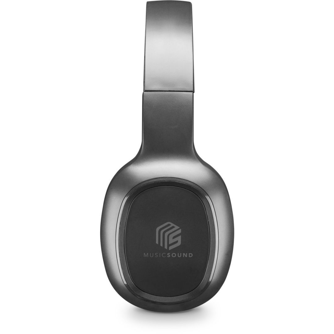 MUSICSOUND Basic Bluetooth Headband Headset Black