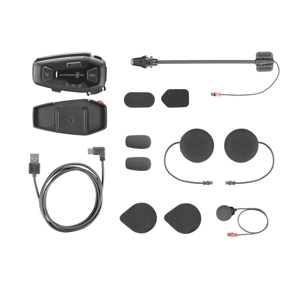 FIXED Bluetooth headset for closed and open helmets Interphone U-COM8R