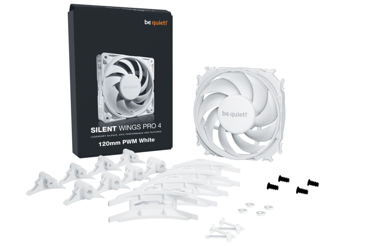 Be quiet! Silent Wings 4 PRO 120mm PWM White
