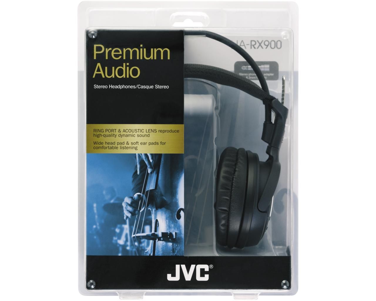 JVC HA-RX 900 Full-size Headphones Black