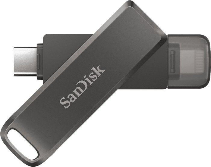 Sandisk 64GB USB3.1 Type-C/Lightning iXpand Luxe Black
