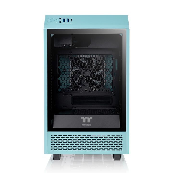 Thermaltake The Tower 100 Tempered Glass Chassis Turquoise