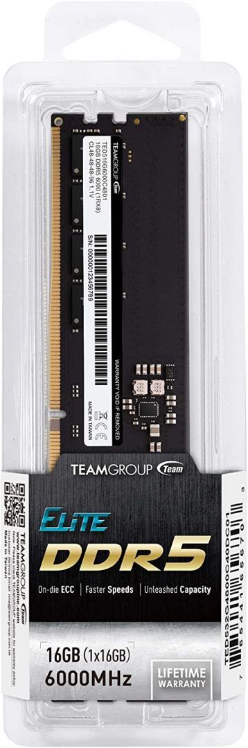 TeamGroup 16GB DDR5 6000MHz Elite Black