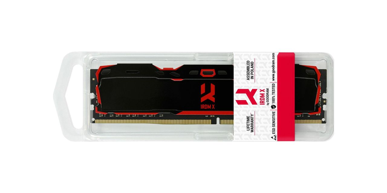 Good Ram 16GB DDR4 3200MHz Kit(2x8GB) IRDM X Series Black