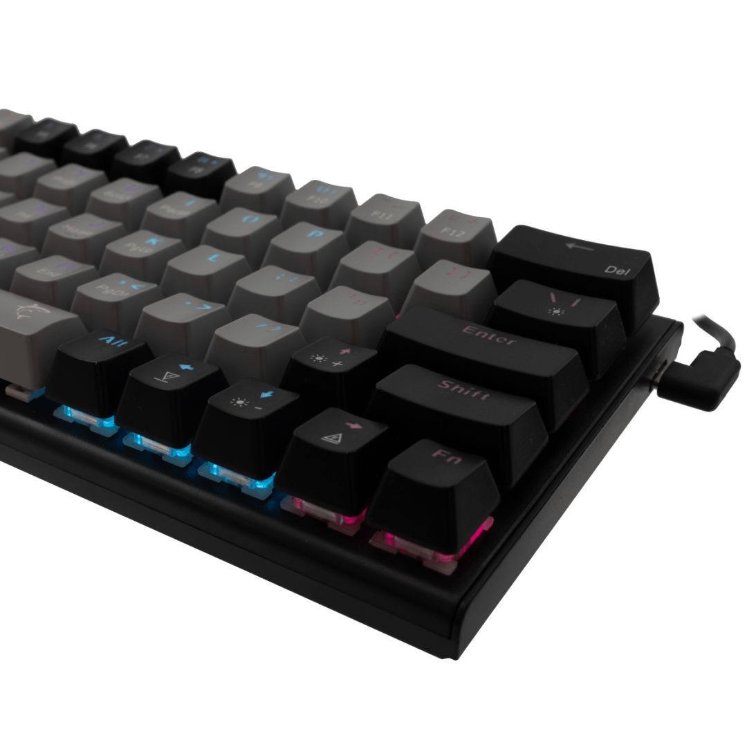 White Shark Wakizashi Red Switches Gaming Keyboard Grey/Black US