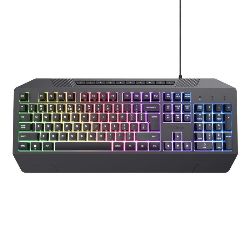 Trust GXT 836 Evocx Illuminated Gaming Keyboard Black HU
