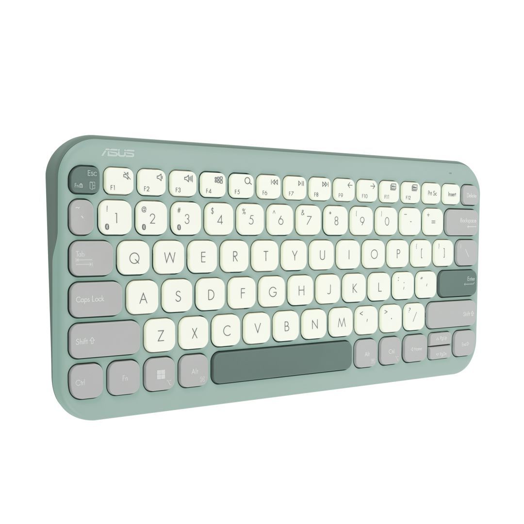 Asus Marshmallow Keyboard KW100 Wireless Keyboard Green Tea Latte HU