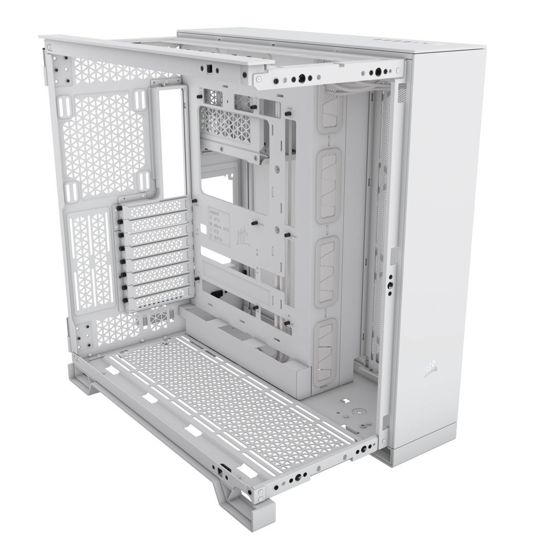 Corsair 6500X Tempered Glass White