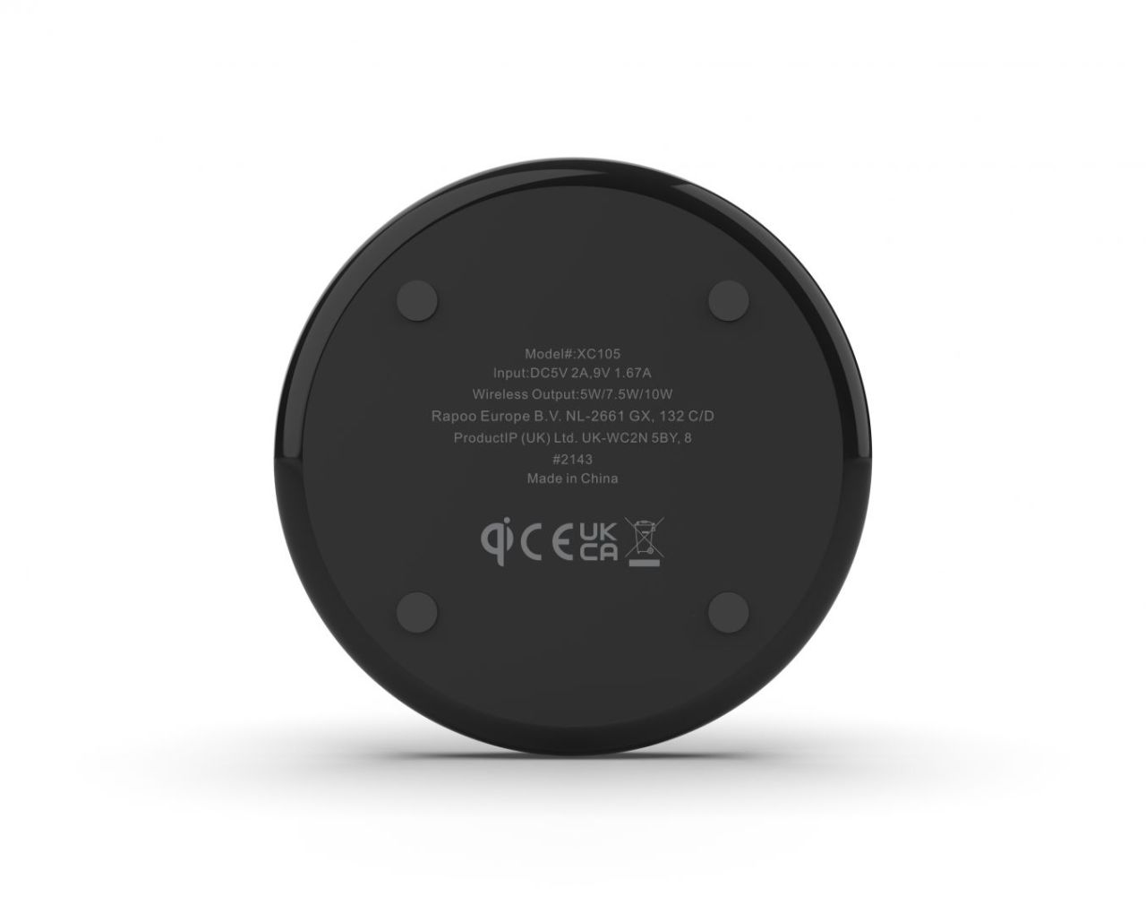 Rapoo XC105 Wireless Charging Pad Black