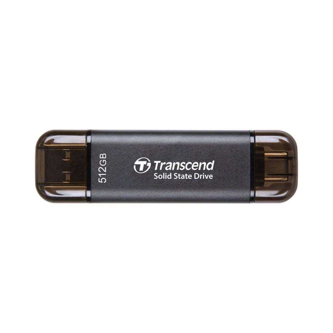 Transcend 512GB USB3.0/USB Type-C ESD310C Black
