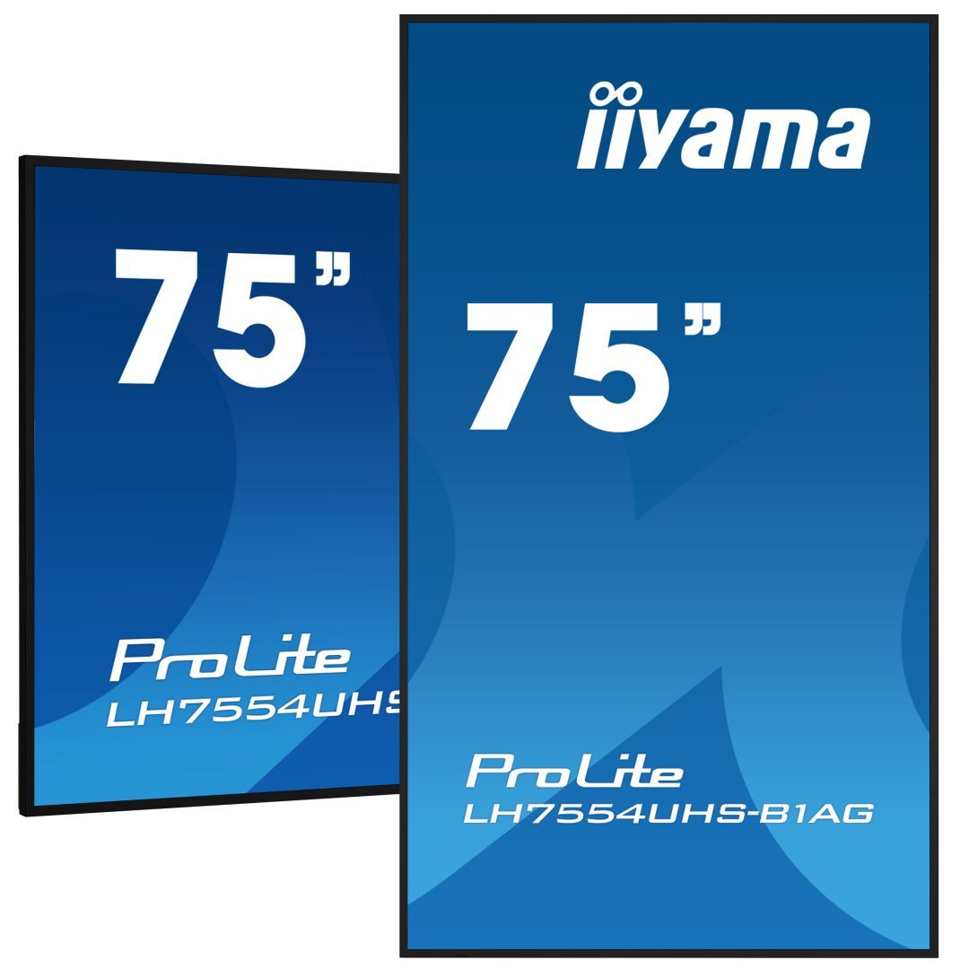 iiyama 75" ProLite LH7554UHS-B1AG IPS LED Display