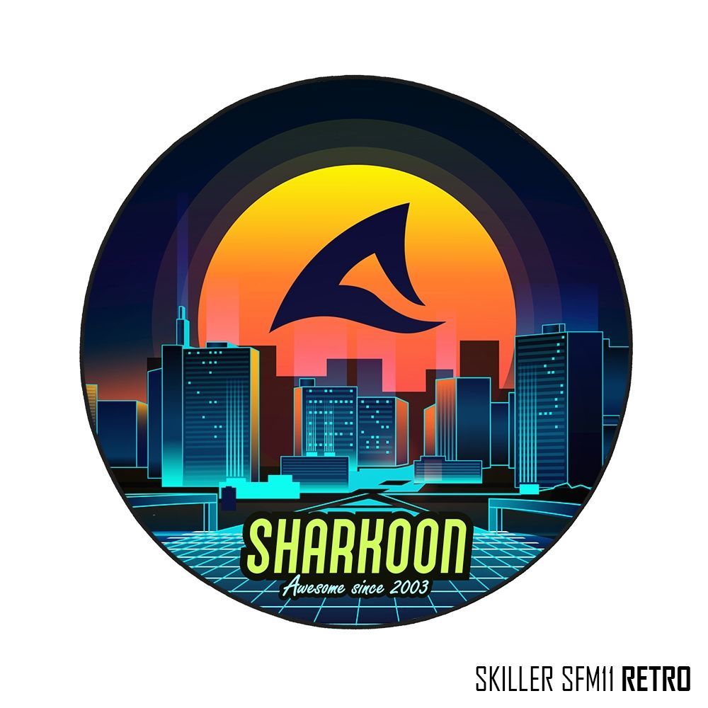 Sharkoon Skiller SFM11 Gaming Szőnyeg Retro