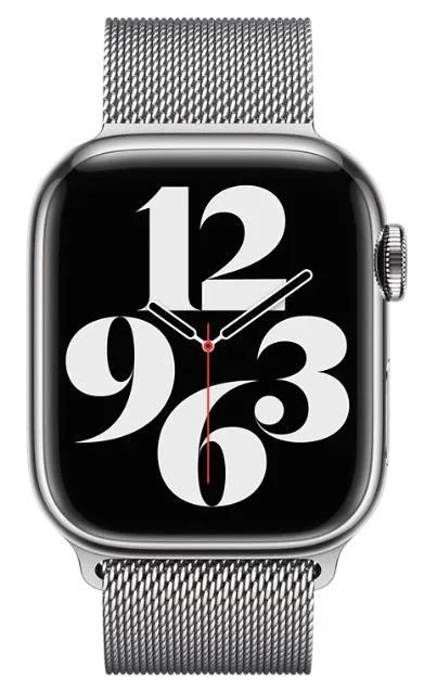 Apple Watch 41mm Band: Silver Milanese Loop
