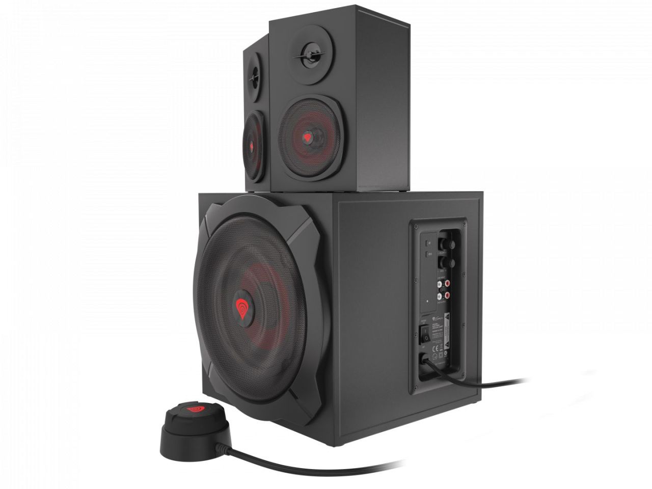 Genesis Helium 610BT Gamer Speaker Red/Black