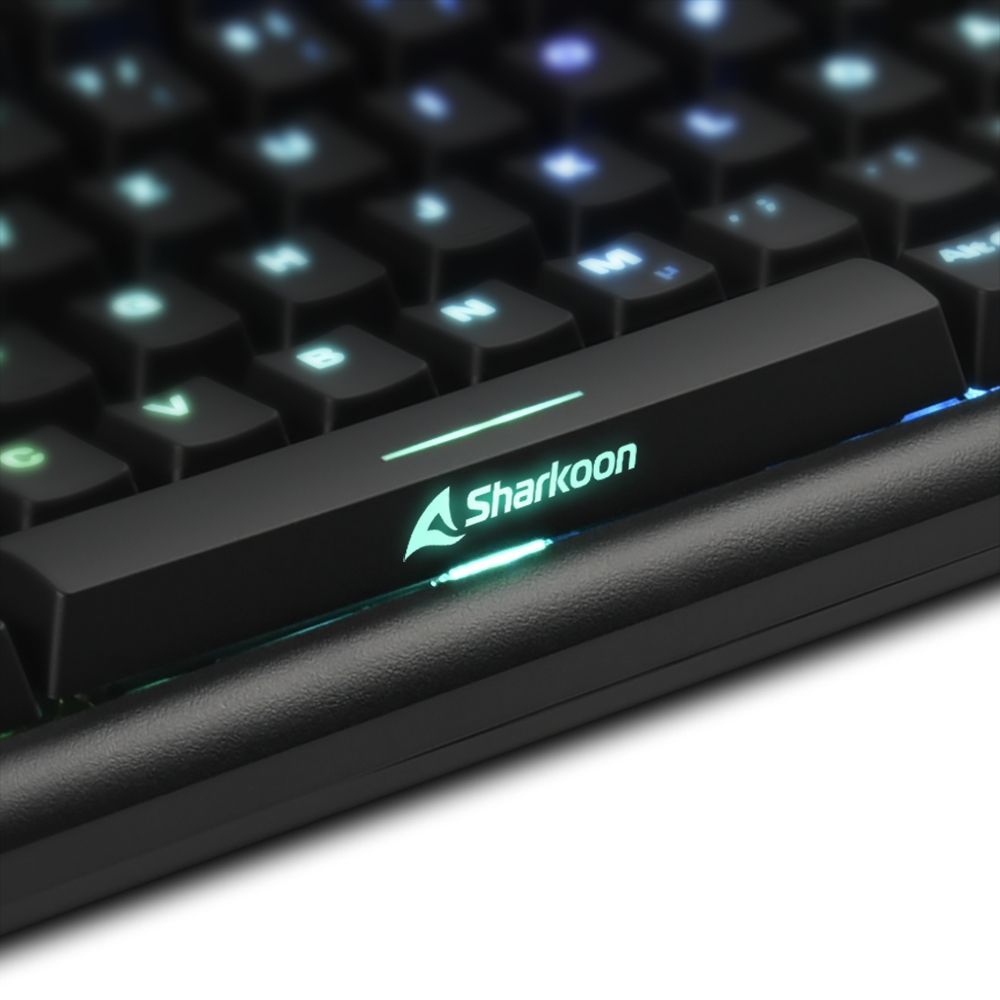 Sharkoon Skiller SGK30 RGB Blue Switch mechanical gaming keyboard Black US