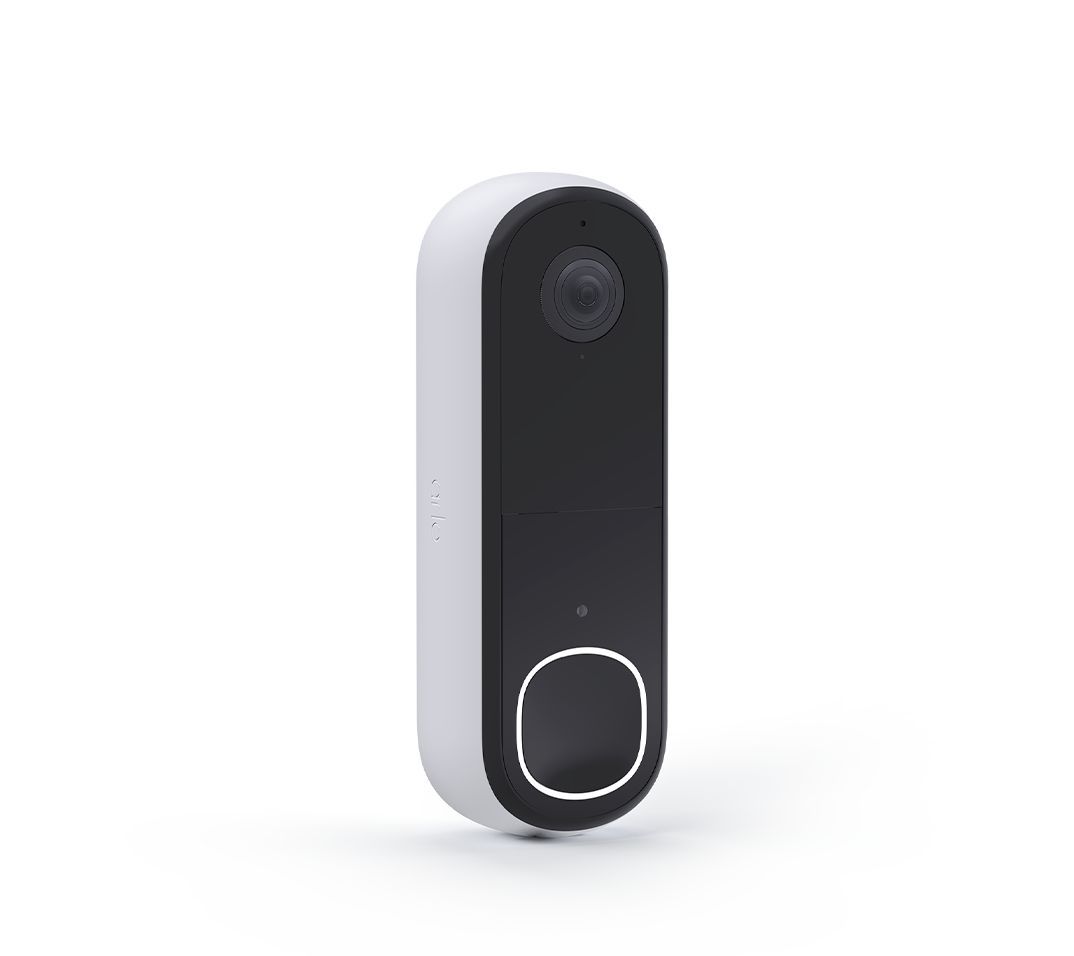 Arlo Essential (Gen.2) Video Doorbell 2K Security Wireless (1 Doorbell) White