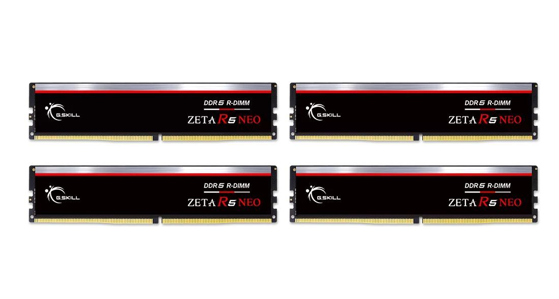 G.SKILL 128GB DDR5 6000MHz Kit(4x32GB) Zeta R5 Neo Black