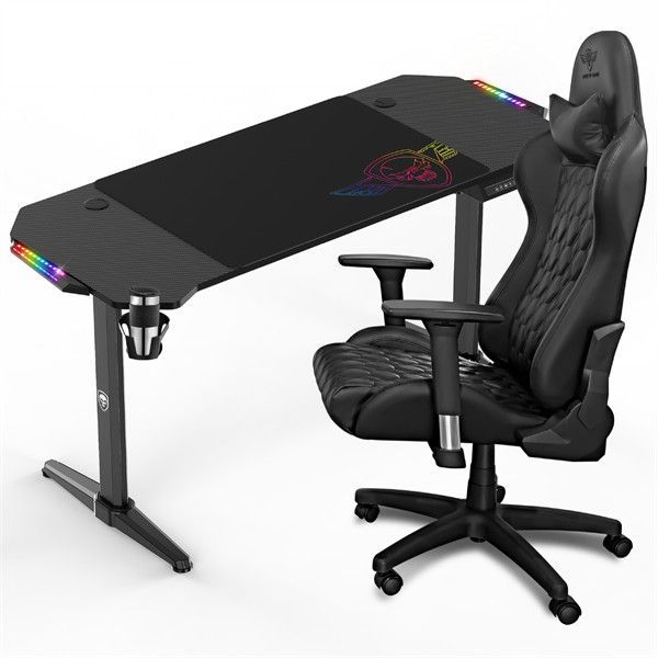 Spirit Of Gamer Headquarter 800 Gaming Desk Black