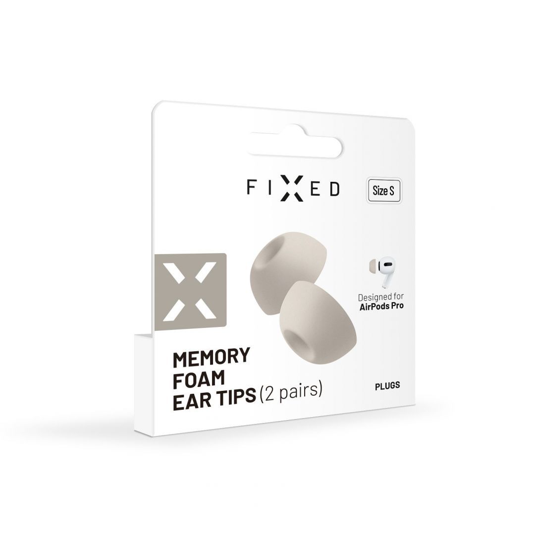 FIXED Memory Foam Csatlakozó Apple Airpods Pro, 2 Sets, S méret