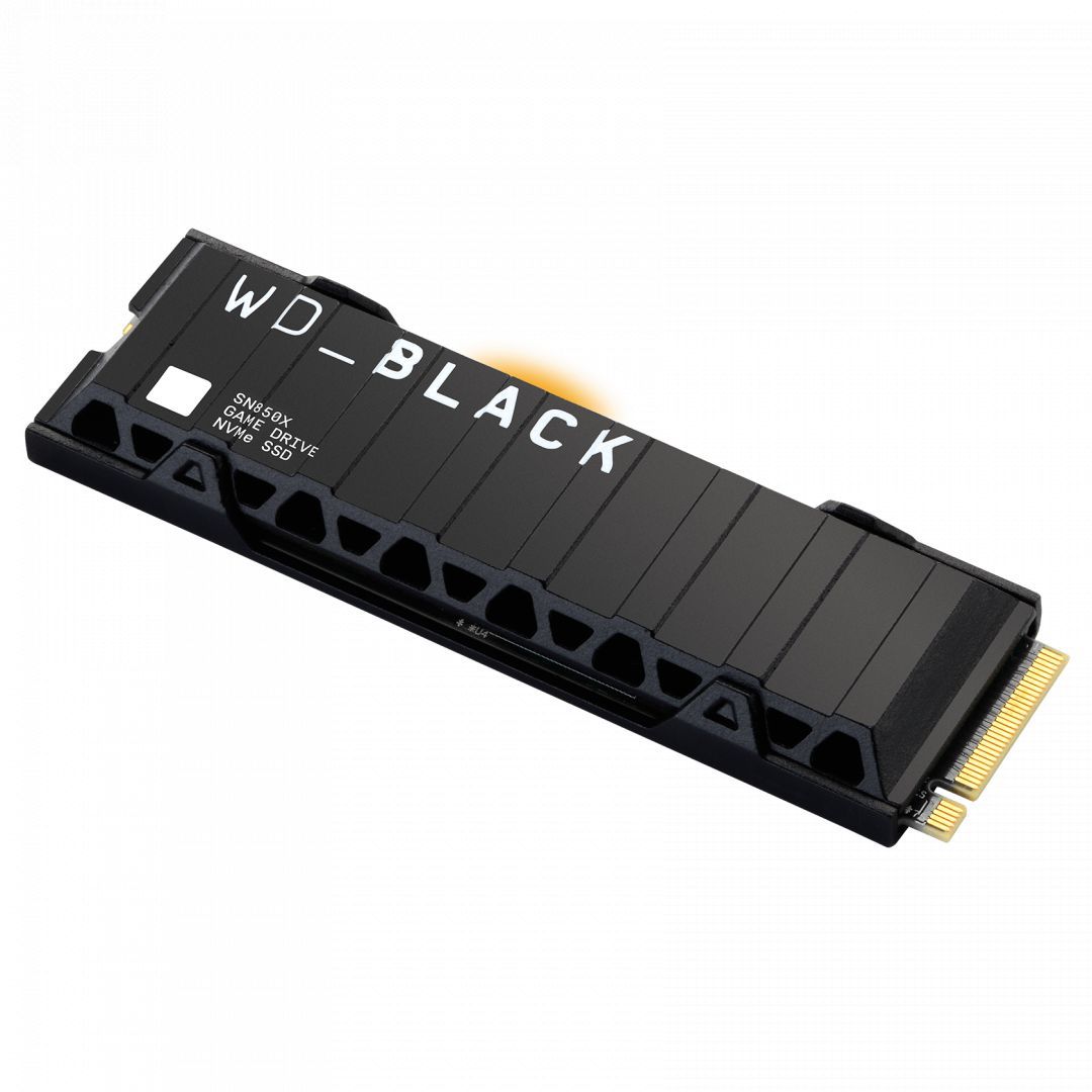 Western Digital 1TB M.2 2280 NVMe SN850X With Heatsink Black