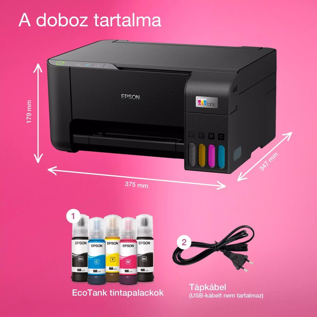 Epson EcoTank L3230 Tintasugaras Nyomtató/Másoló/Scanner