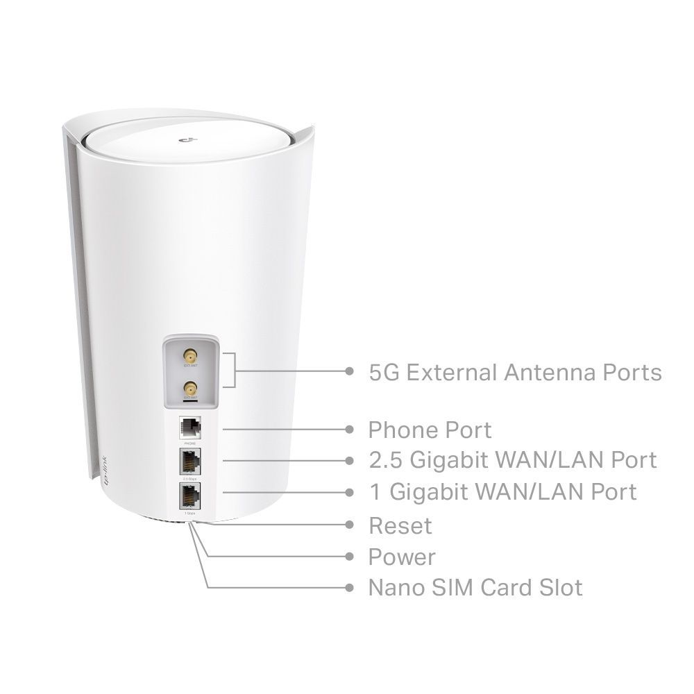 TP-Link Deco X80-5G Whole Home Wi-Fi 6 Gateway (1-pack)