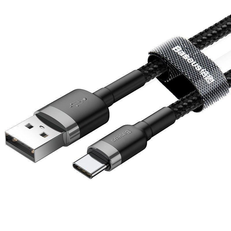 Baseus Cafule USB-A USB-C Cable 0,5m Grey
