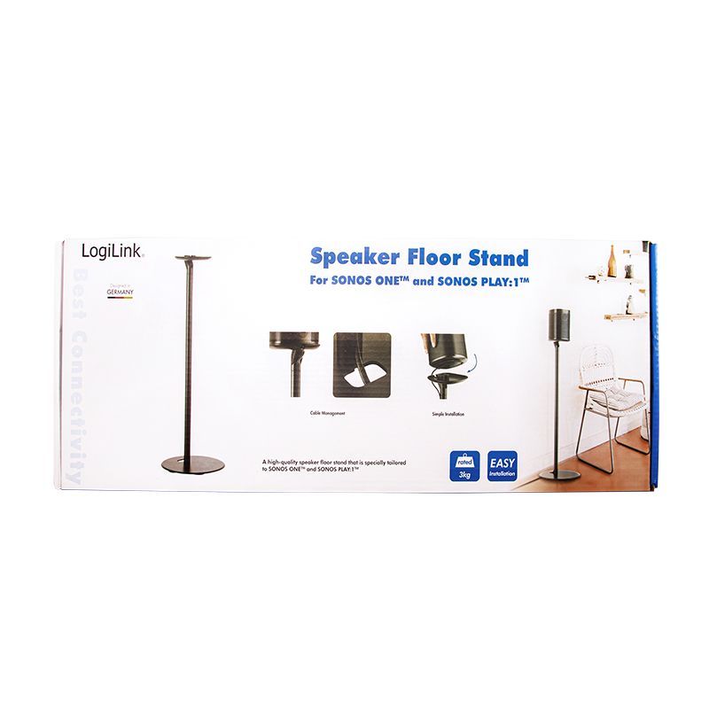 Logilink Speaker floor stand for SONOS ONE, ONE SL and SONOS PLAY:1