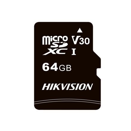 Hikvision 64GB microSDHC Class 10 UHS-I TLC V30 + Adapterrel