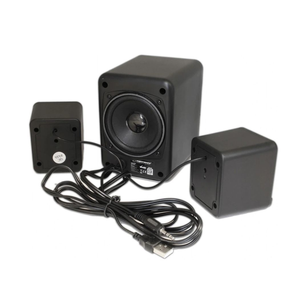 Esperanza Cancan USB 2.1 Speakers Black