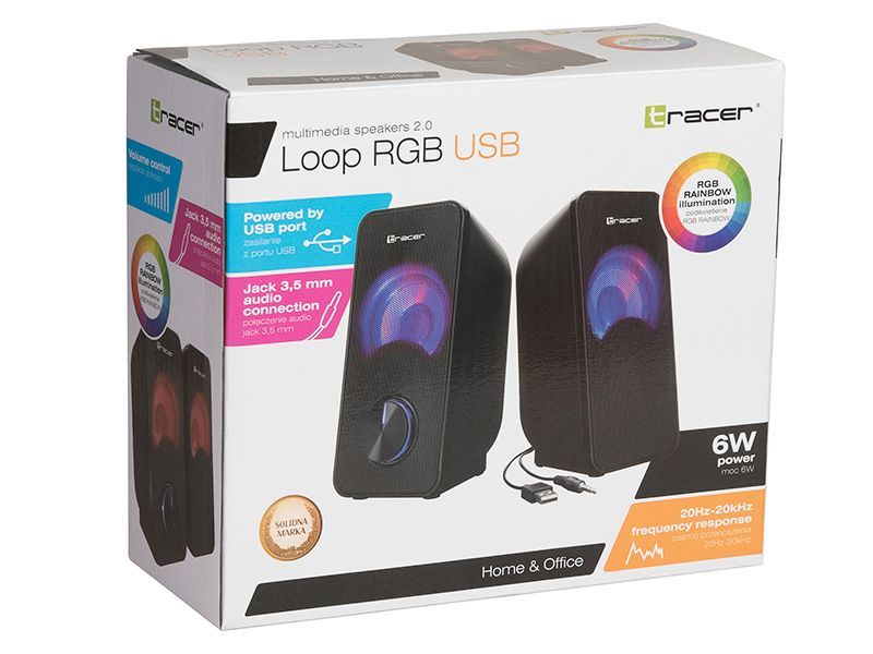 Tracer Loop RGB Speaker Black