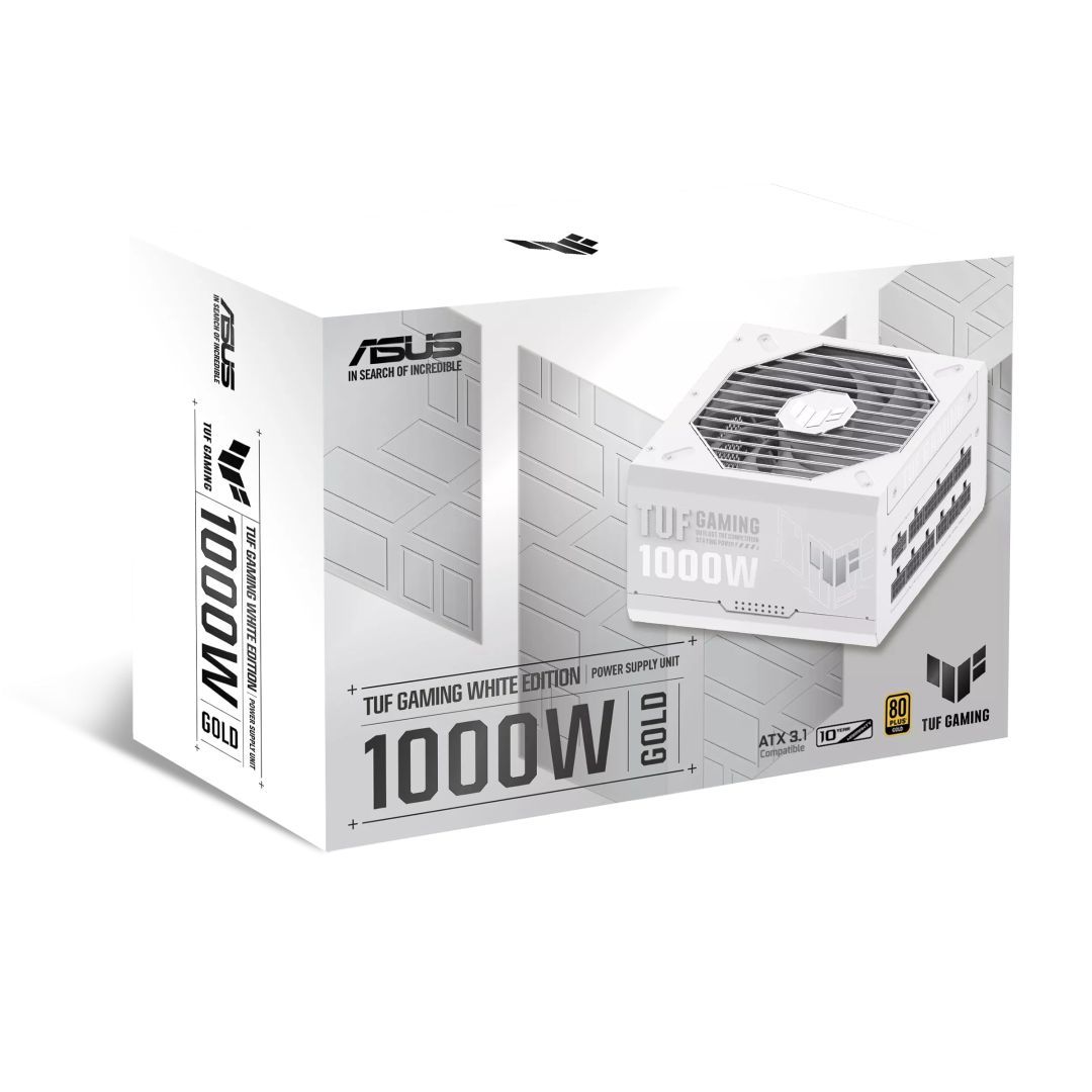 Asus 1000W 80+ Gold TUF Gaming White Edition